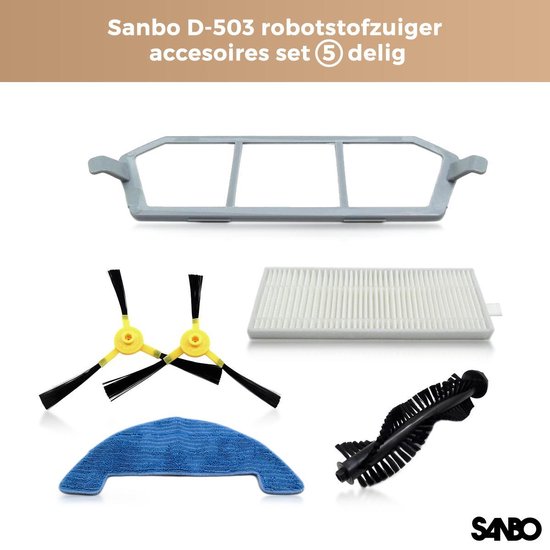 Sanbo - D-503 - Robotstofzuiger - Accessoires Set