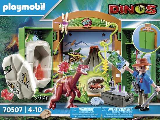 PLAYMOBIL Speelbox 'Dino-onderzoeker' - 70507 - PLAYMOBIL