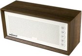 Go Rock Retro Bluetooth Speaker - White - Krachtig en Helder Geluid