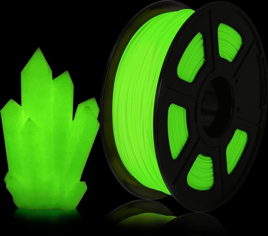 PLA lumineux ERYONE 1.75mm 3D Filament d'impression 1kg vert