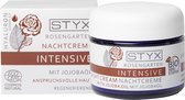 STYX - Nachtcrème - Rozen - 50ml - 100% natuurlijk - Nachtverzorging - Rijpe huid - Jojoba olie - Hyaluronzuur - Voedend - Gevoelige huid - Vegan - Biologisch - Dierproefvrij - Nat
