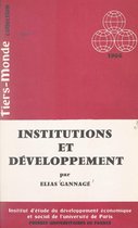 Omslag Institutions et développement