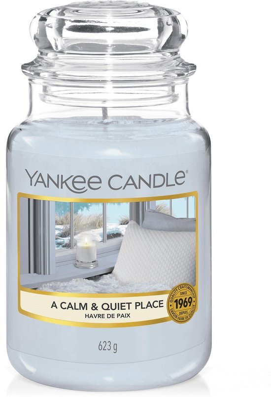 Bougie parfumée Yankee Candle Large Jar - Un endroit calme et tranquille |  bol.com