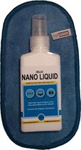 Brillen doek - Telefoon doekje - Nanodoekje - Bril schoonmaken - telefoon schoonmaken - Anti Condens - Brillenspray - Microvezeldoekje - Nano Liquid - Nano Spray - Reiniger - Blauw