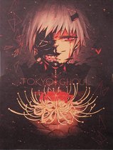 Poster - Tokio Ghoul Anime - 51 X 35 Cm - Zwart En Noir