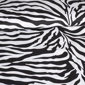 Katoen stof poplin zebra 3 meter