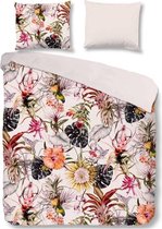 Good Morning Dekbedovertrek Jacq - 140x200/220 - Bloemen En Bladeren - Multi Kleur