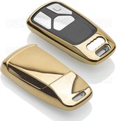 Housse de clé Audi - Housse de clé Or / TPU / Housse de protection pour clé de voiture