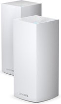 Linksys Velop MX10600 - Mesh WiFi - Wifi 6 - 5300 Mbps - Tri-Band - 2-Pack - Wit