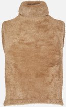 LOLALIZA Tanktop trui - Taupe - Maat L