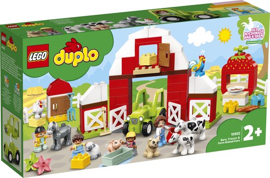 LEGO DUPLO Schuur, Tractor & Boerderijdieren Verzorgen - 10952 | bol.com