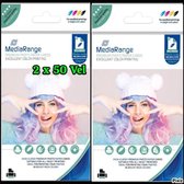 2x 50 pagina MediaRange Foto Papier Hoogglans 10x15cm 220g 10 x 15 A6