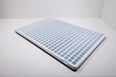 1 x Zaaitray - Zaaibak - Stektray - Kweekplaat - Kweekbak - Moestuin - Kweekbakken - Kweekbakjes - stevig - Herbruikbaar - 432 gaats - wit - 60cm x 40cm x 2.5cm