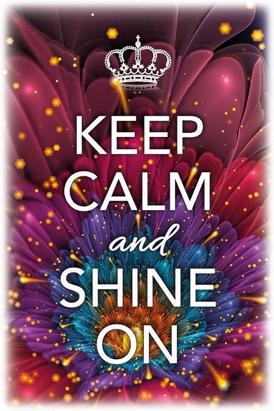 Wandbord - Keep Calm And Shine On