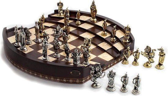 Échecs 3D - Échecs - échecs - Édition Luxe - complet avec pièces d'échecs -  Échiquier... | bol