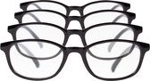 Etos Leesbril +2.0 - Zwart - 4 stuks