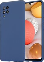 Shieldcase Silicone case geschikt voor Samsung Galaxy A42 5G - blauw