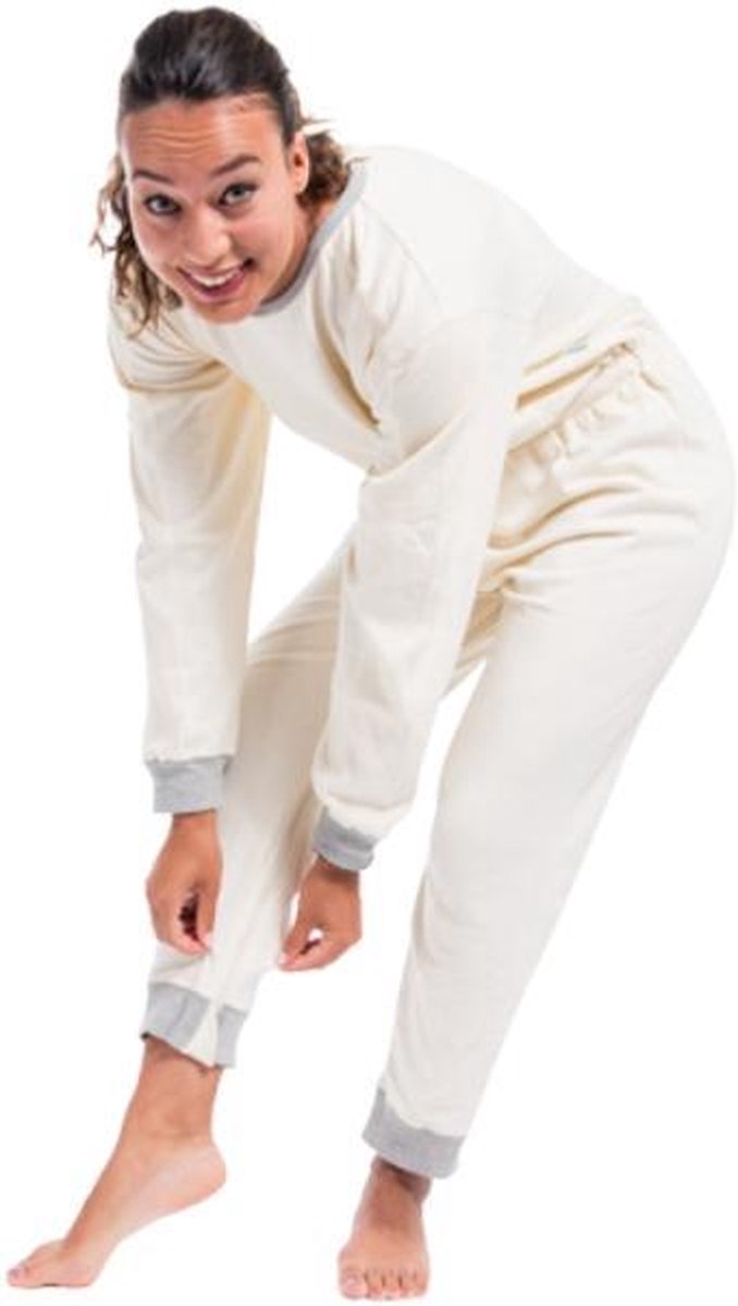 Goedkoopste Dutchblue.com Hansop pyjama - Plukpak voor volwassenen - rugritssluiting - rits in het kruis