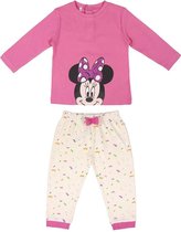 Disney - Minnie Mouse - Pyjama - baby/peuter - kraamcadeau - 100% katoen - in cadeau doos - roze - 12-18 mnd (86)