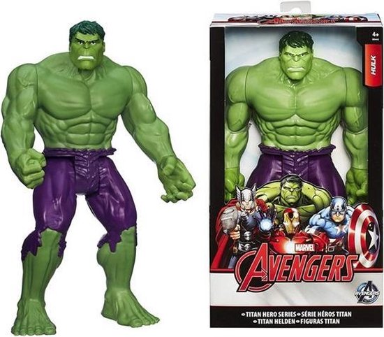 Hulk Speelfiguur - Hulk speelgoed- Pop Avengers Titan Hero - Leuke Collectie - Marvel-  30CM - Marvel