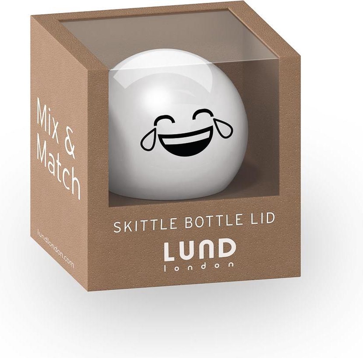 Lund Skittle Drinkfles Dop Smiley Lachen