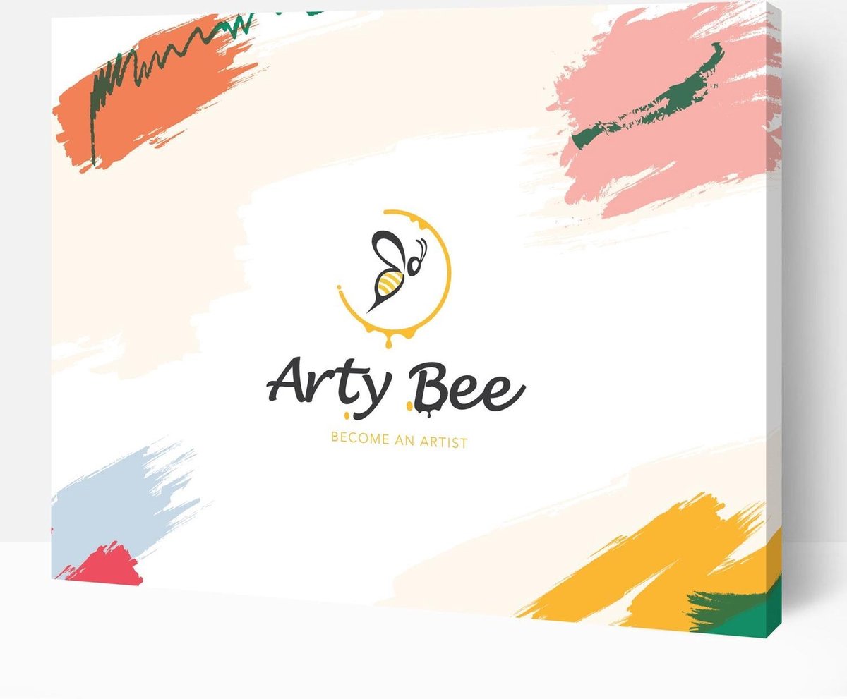 Schilderen Op Nummer Volwassenen DIY Paint By Number Compleet Hobby Pakket op Frame met Vernis - ®Arty Bee - Trotse Herder 50x40cm — afbeelding 10