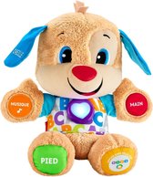 Fisher-Price Leerplezier Puppy blauw - Baby speelgoed 6 maanden - Frans