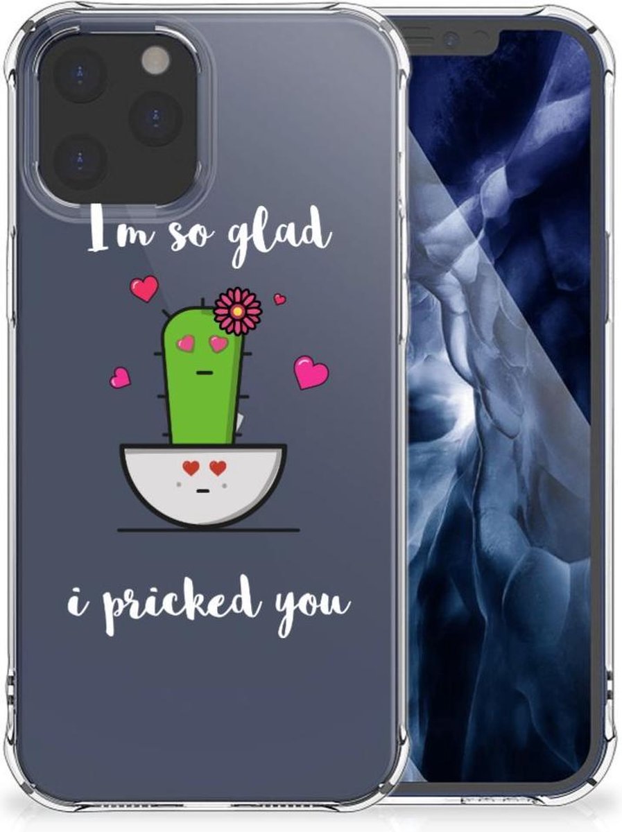 iPhone 12 Pro Max Stevig Bumper Hoesje Cactus Glad