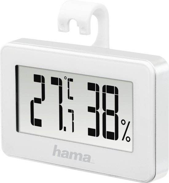 Thermo- | bol hygrometer en Wit Hama