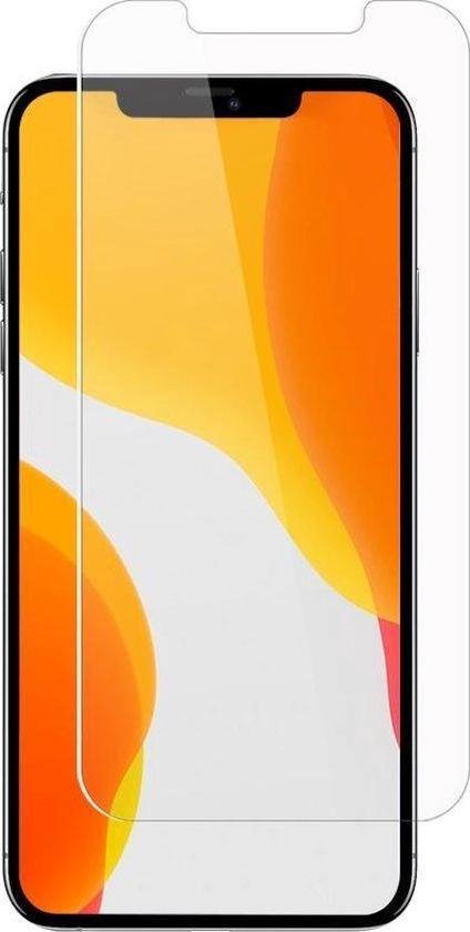 iPhone 12 - Protecteur d'écran iPhone 12 - Bookcase portefeuille étui portefeuille Ultra fin en cuir véritable Vert + Protecteur d'écran