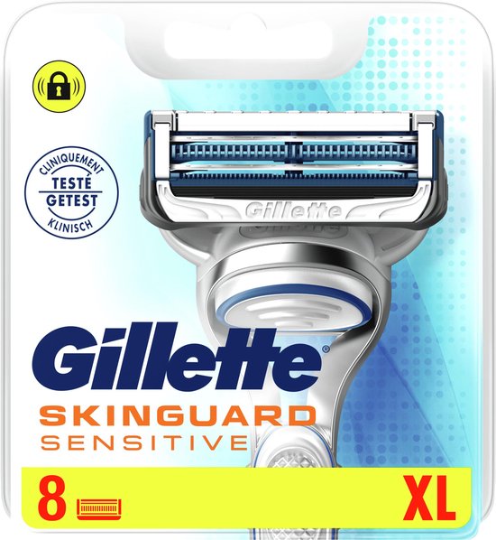 Gillette SkinGuard Sensitive Scheermesjes - 8 Navulmesjes - Gillette