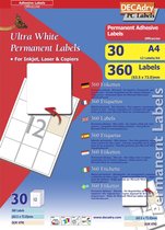 Decadry Etiketten / Labels 63.5 x 72 mm