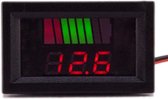 Display voltage rood/groen 12v t/m 60v voor elektrische kinderauto - kindermotor - kinderquad - kindertractor - accuvoertuig
