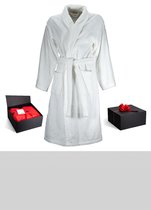 Tulips Luxe Cadeau Set - Wit/Parelwit L/XL - Unisex + Blanco TulipsCard ( Om een leuke tekst/bericht te schrijven )