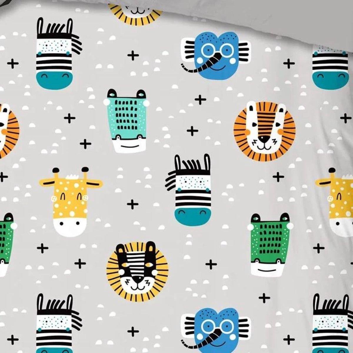 The Gruffalo eenpersoons katoenen dekbedset, meerkleurig, 135 x 150 cm