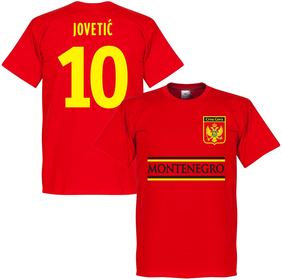 Montenegro Jovetic 10 Team T-Shirt - XL