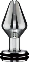 "Mini" Electro Butt Plug (S) - Electric Stim Device - silver - Discreet verpakt en bezorgd