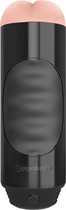 Mega Grip Vibrating Stroker - Ass - Masturbators & Strokers - black - Discreet verpakt en bezorgd