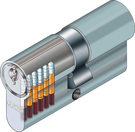 Lockwell Brass Euro Profile Cylinder Locks Set, Silver, Main Door At Rs 500/set In Jamnagar