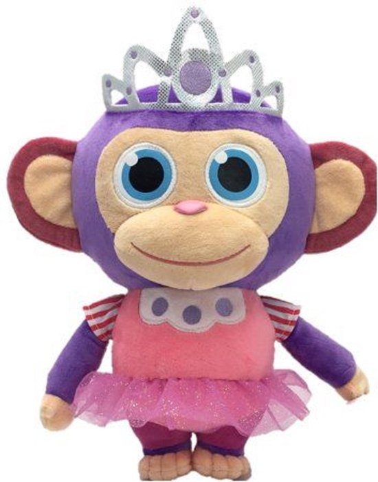 Wonder Park - Wonder Chimp Purple - Princess - Peluche - 39 cm | bol.com