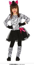 Fiestas Guirca - Kostuum Zebra - zwart rokje (5-6 jaar)