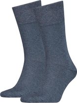 Basset heren katoenen sokken 1 paar - 50 - Antracite