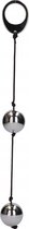 Heavy Metal Duospheres Balls - Silver - Anal Beads - silver - Discreet verpakt en bezorgd