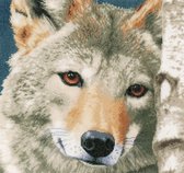 borduurpakket PN0166758 wolf close-up