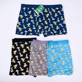 Boxershort jongens ondergoed multipack 2 stuks jongens boxershort banana donkerblauw/zwart maat 152/158