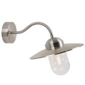 Nordlux Luxembourg Wall - wandlamp, E27 60W 230V - roestvrij staal IP54