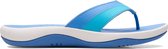 Clarks Sunmaze Surf Dames Slippers - Blue - Maat 38