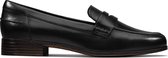 Clarks Hamble Dames Loafers - Black Leather - Maat 42