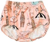 HEBE - baby bloomer - pool print - roze - Maat 62/68