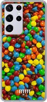 6F hoesje - geschikt voor Samsung Galaxy S21 Ultra -  Transparant TPU Case - Chocolate Festival #ffffff